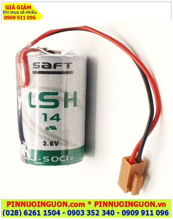 Saft LSH14 (ZẮC CẮM NÂU); Pin nuôi nguồn Saft LSH14 lithium 3.6v C 5500mAh chính hãng _Xuất xứ Pháp